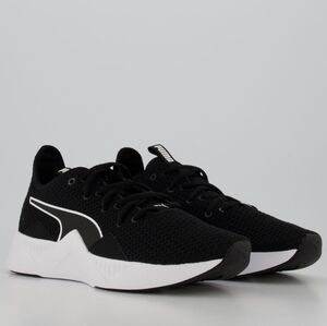 Puma | Incite Low Top Mesh Sneakers Black & White Size 7